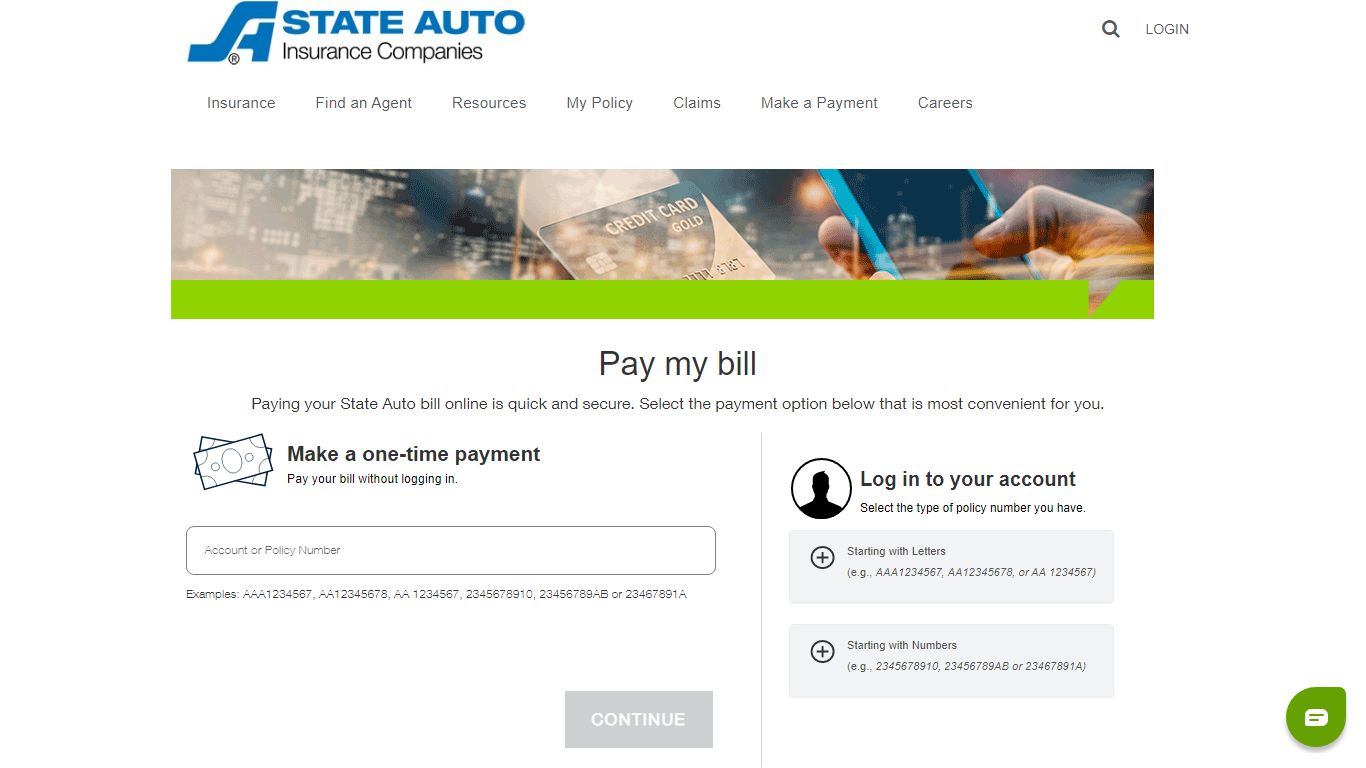 Make a Payment | State Auto
